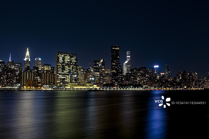纽约市天际线2018图片素材