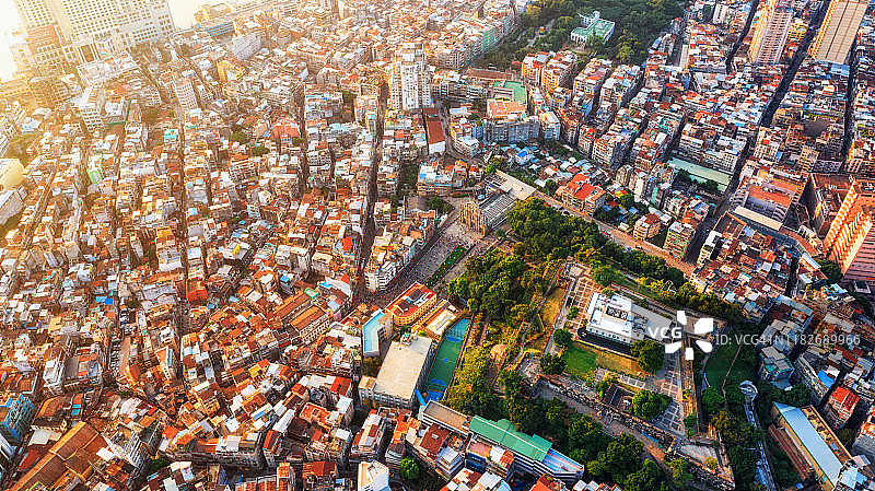澳门鸟瞰图片素材