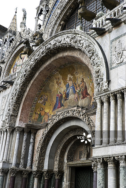 圣马可大教堂入口图片素材