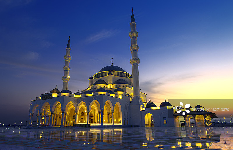 沙迦清真大寺图片素材
