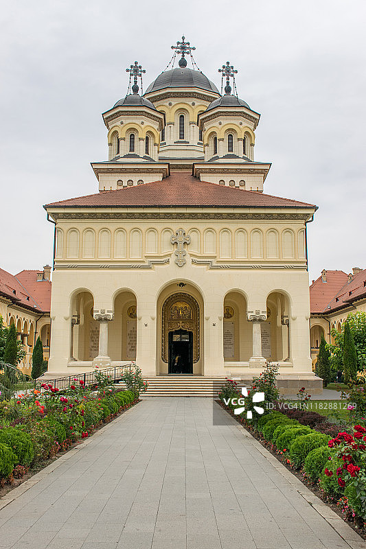 阿尔巴尤利亚要塞的统一大教堂图片素材
