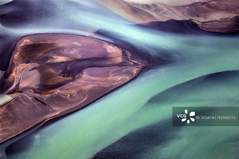 抽象景观航拍摄影图片素材