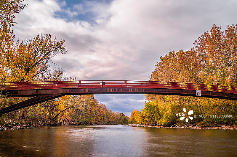 博伊西的友谊桥图片素材