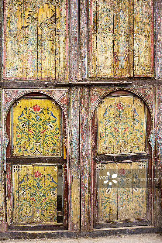 摩洛哥南部马拉喀什麦地那图片素材