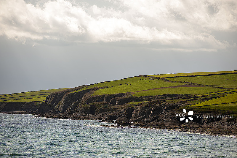 爱尔兰科克郡金塞尔老岬海岸图片素材