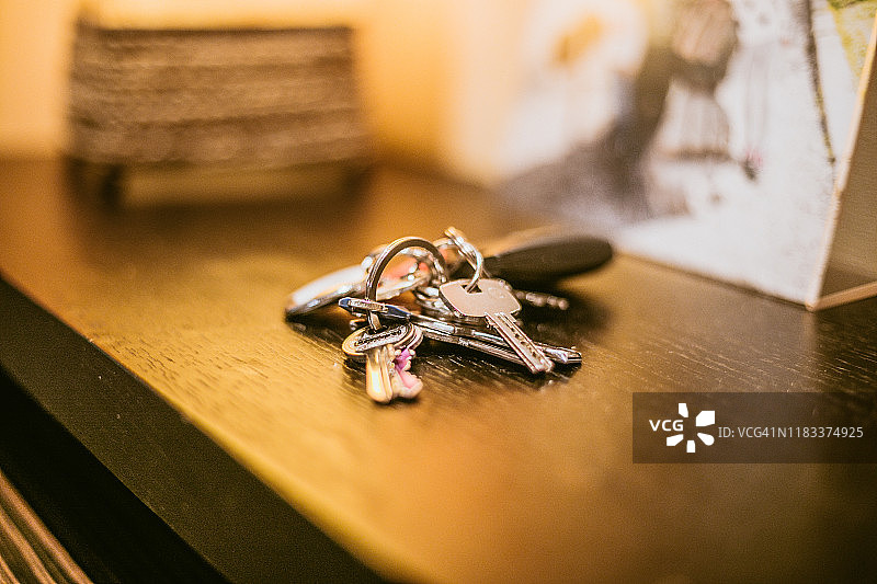 家里的房屋钥匙图片素材