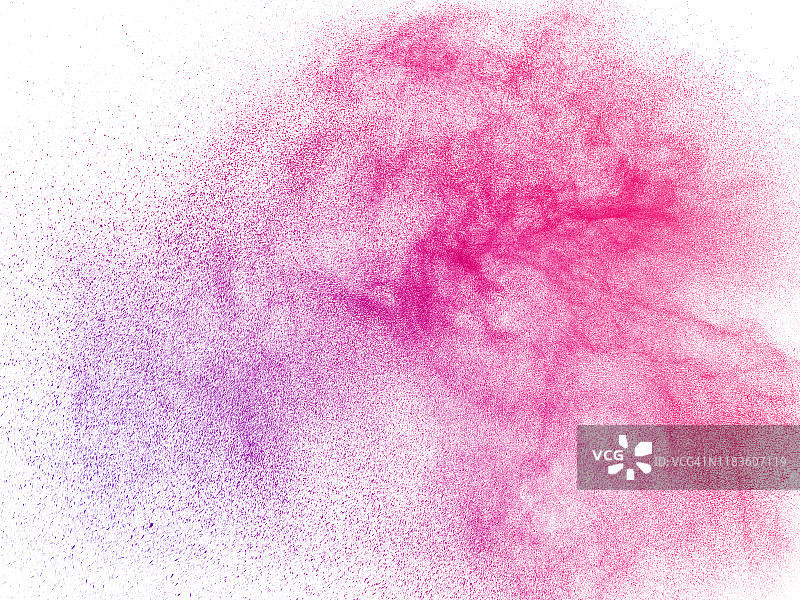 白色背景上彩色水滴纹理图片素材