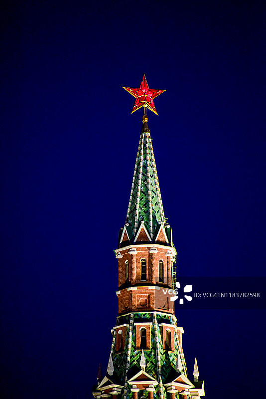 克里姆林宫斯帕斯卡亚塔图片素材