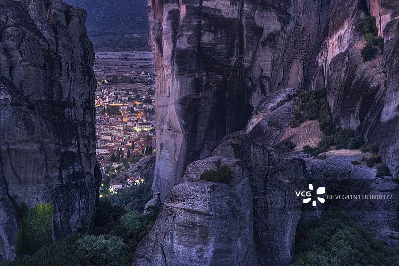 希腊梅泰奥拉的卡兰巴卡图片素材