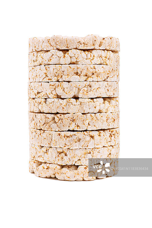 白色背景下的独立米糕图片素材