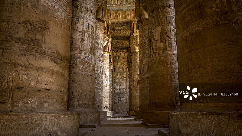 埃及的丹德拉神庙图片素材