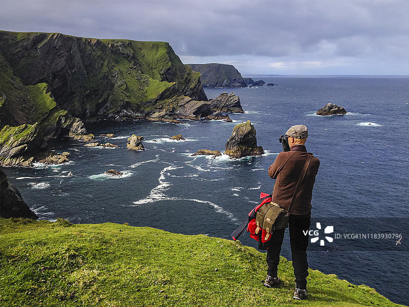 苏格兰设得兰群岛赫尔曼内斯国家自然保护区图片素材