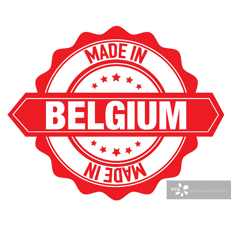 比利时印章贴纸图片素材