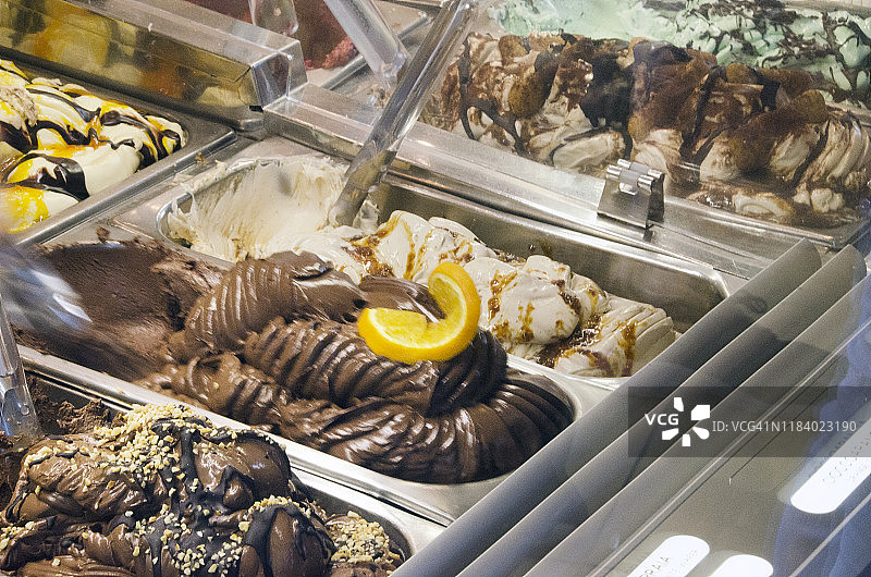 意大利冰淇淋店图片素材