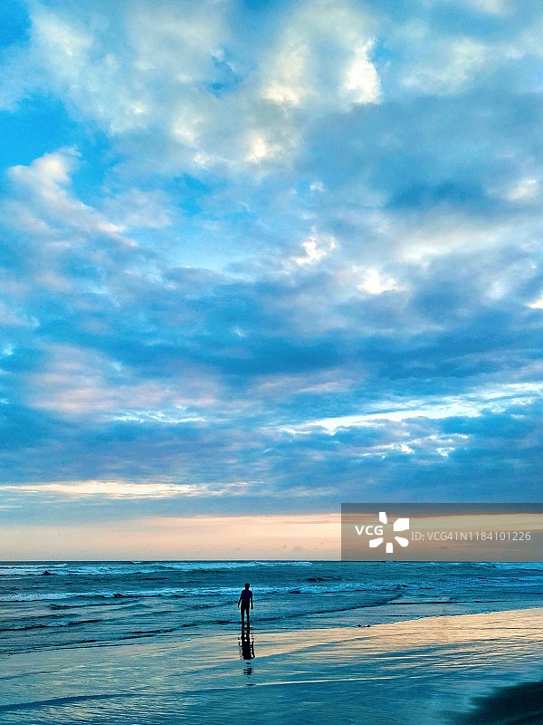 Parangtritis日落美景图片素材