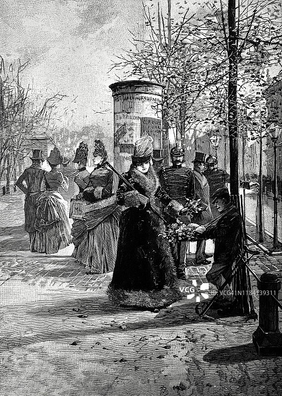 维多利亚时期的街景图片素材