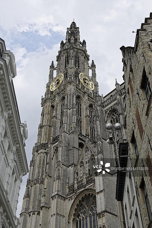 比利时弗拉芒区安特卫普圣母大教堂图片素材