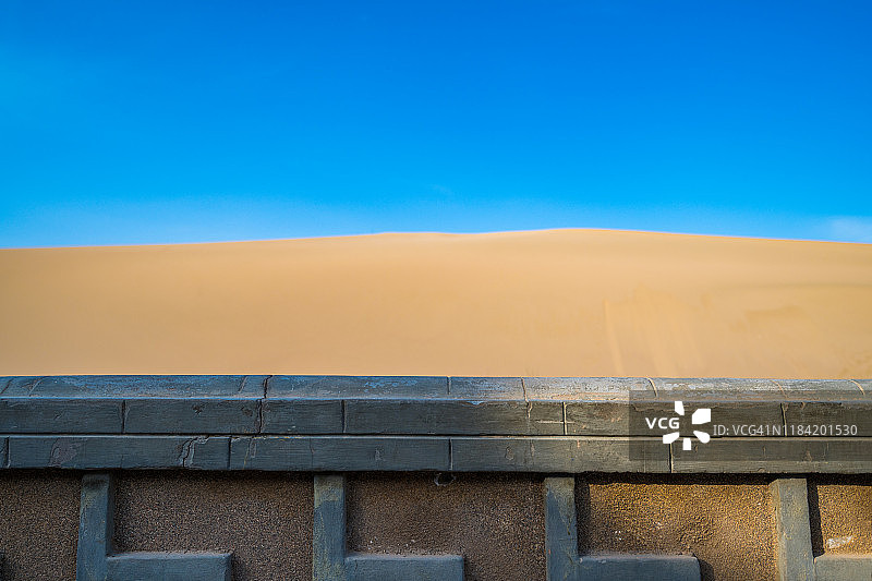 中国敦煌沙漠美景图片素材