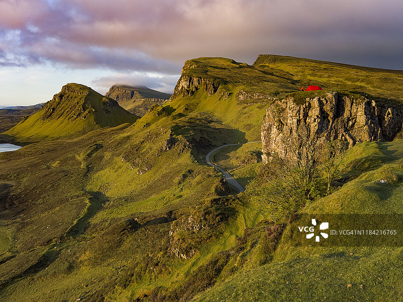 露营，斯凯岛图片素材