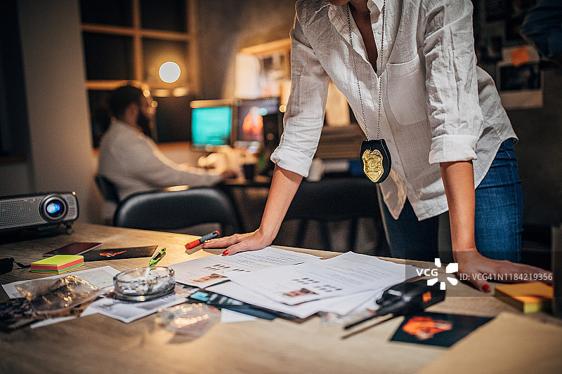 刑事调查图片素材