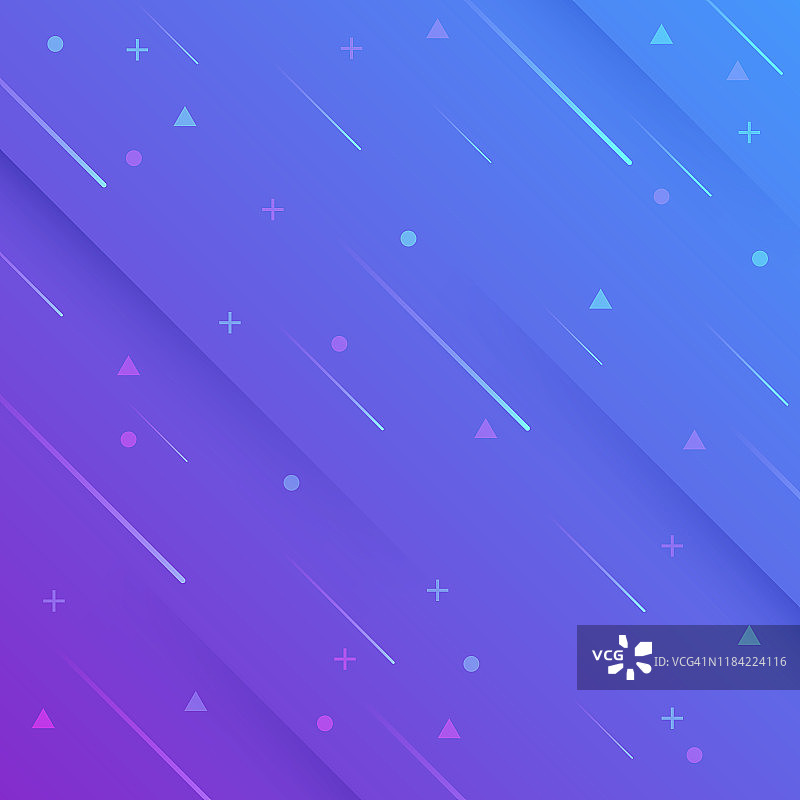 抽象设计与几何形状-时尚的蓝色梯度图片素材