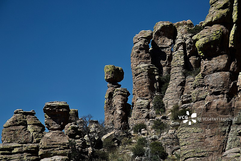 流纹岩岩层图片素材