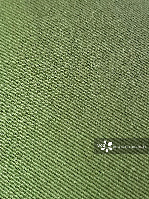绿色/卡其色布料特写，全画幅图片素材