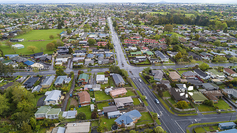 汉密尔顿鸟瞰图图片素材