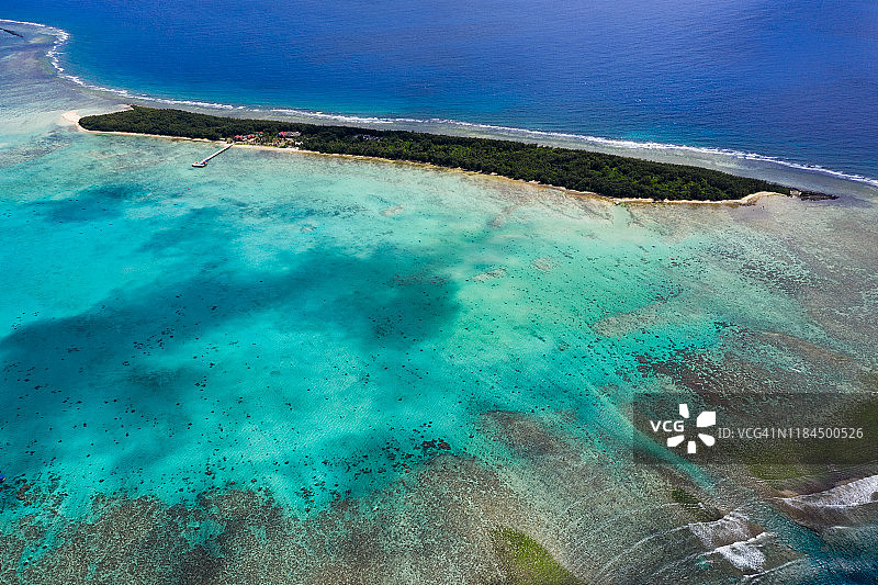 关岛全景图片素材