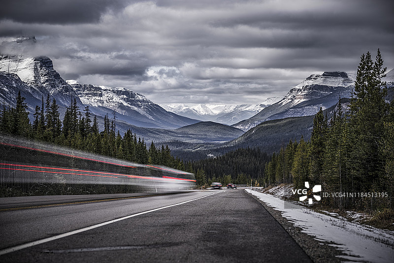 加拿大冰原大道之旅图片素材