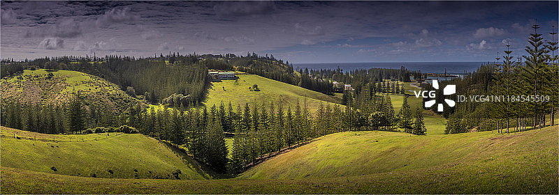 诺福克岛亚瑟谷世界遗产图片素材