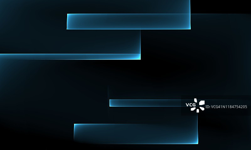 深蓝色背景上的蓝色水平几何图案图片素材