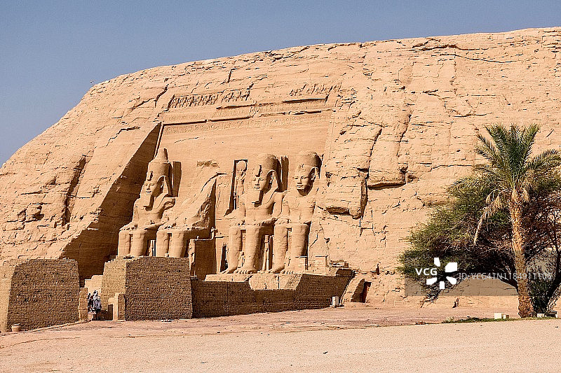 埃及阿布辛贝大神庙图片素材