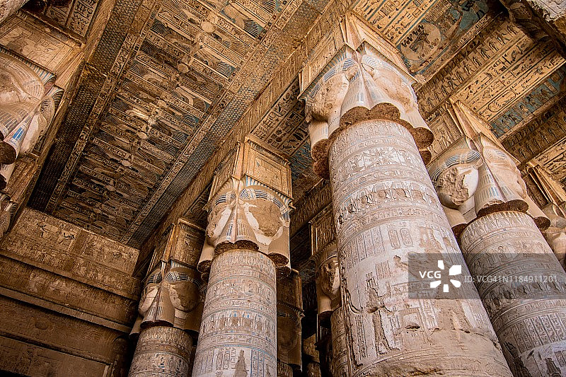 埃及基纳丹德拉神庙图片素材