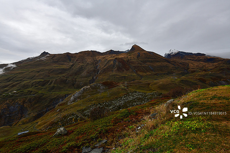 秋日午后云层光线图片素材
