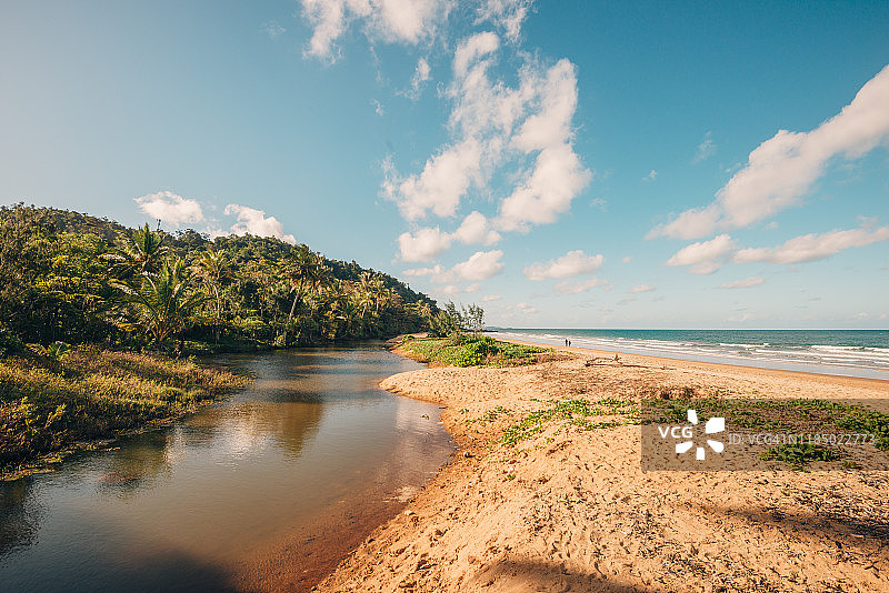 澳大利亚米申海滩图片素材