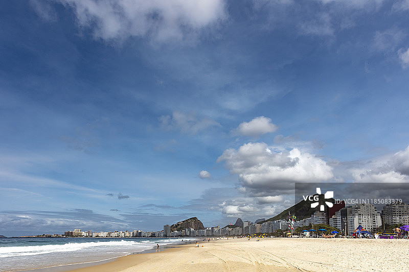 巴西里约热内卢科帕卡巴纳海滩图片素材