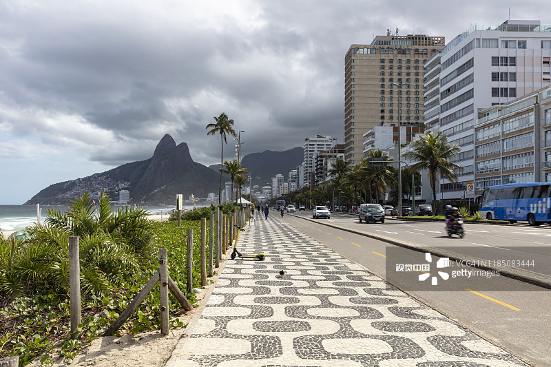 巴西里约热内卢伊帕内马海滩图片素材