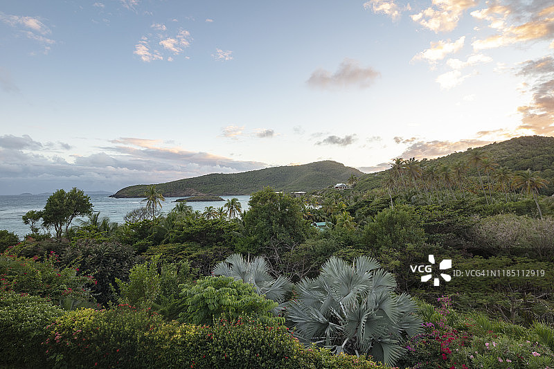 圣文森特和格林纳丁斯贝基亚岛向风面的斯普林湾，2019图片素材