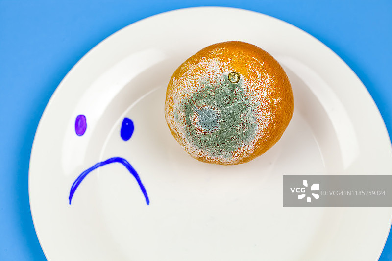 发霉的烂橙子图片素材