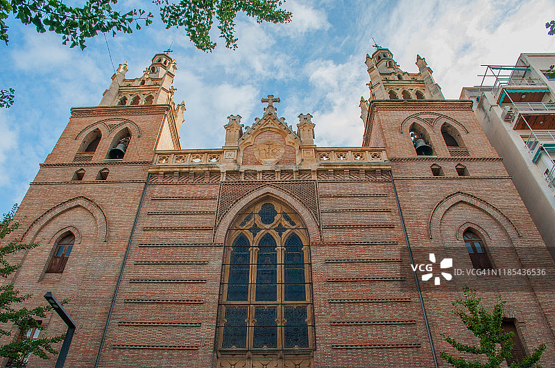 格拉纳达圣心教堂外墙图片素材