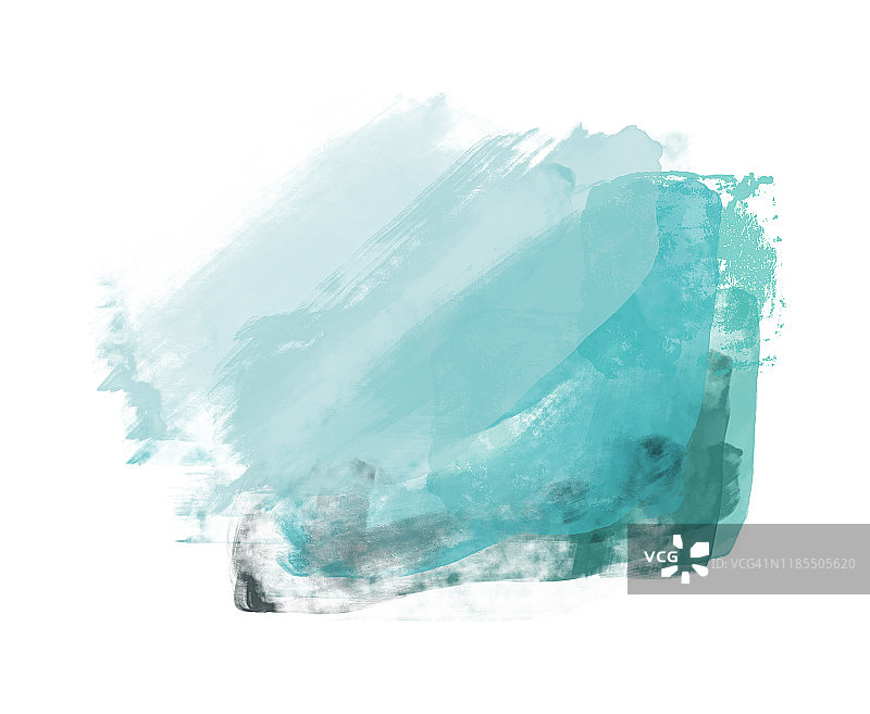 水彩颜料在纸上混合创建一个水彩效果的插图图片素材