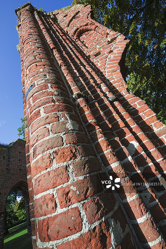 格赖夫斯瓦尔德的埃尔德纳修道院遗址图片素材