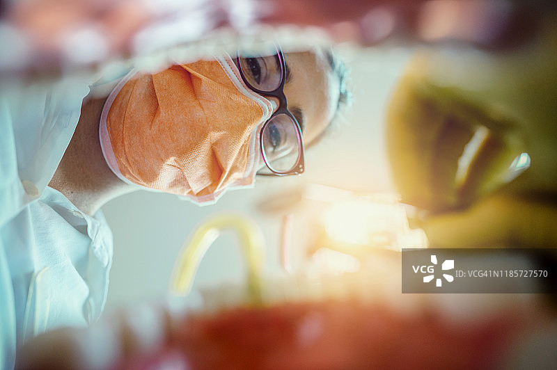 牙科检查图片素材