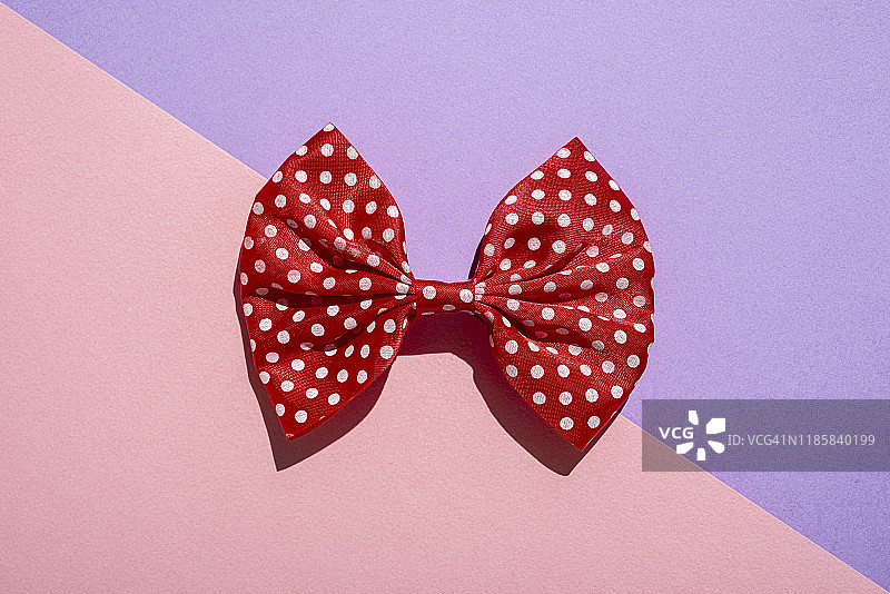 红色波点领结图片素材