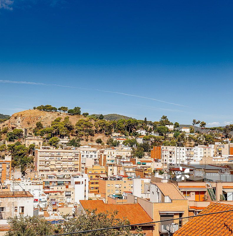 巴塞罗那夏季城市景观图片素材