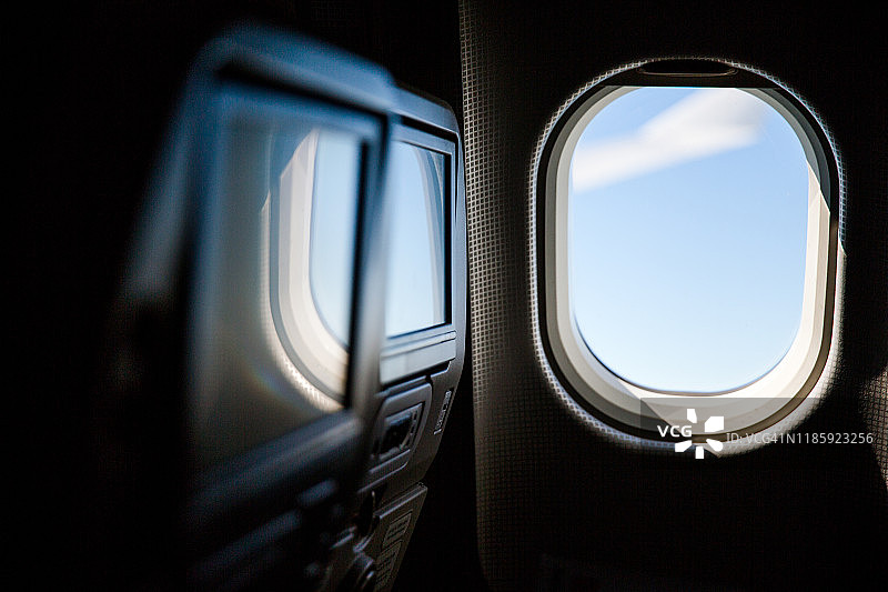 飞机舷窗座位图片素材