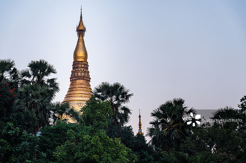 仰光大金塔图片素材