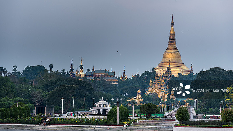 仰光大金塔图片素材