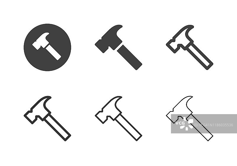 锤子图标 - 多系列图片素材